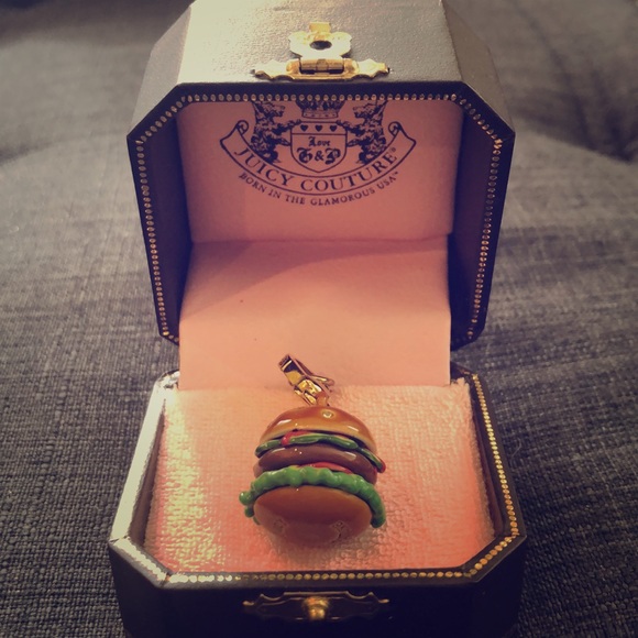 Juicy Couture Jewelry - 🔥🔥RARE!!! Juicy Couture Hamburger Charm